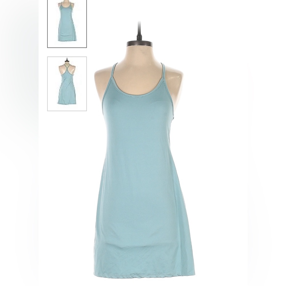 Kyodan Women’s Summer Sport Dress, teal, has built in bra and shorts, XL
